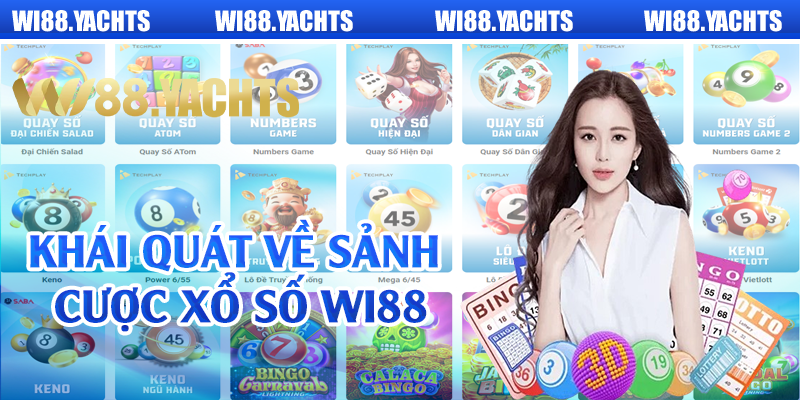 Khái quát về sảnh cược xổ số Wi88